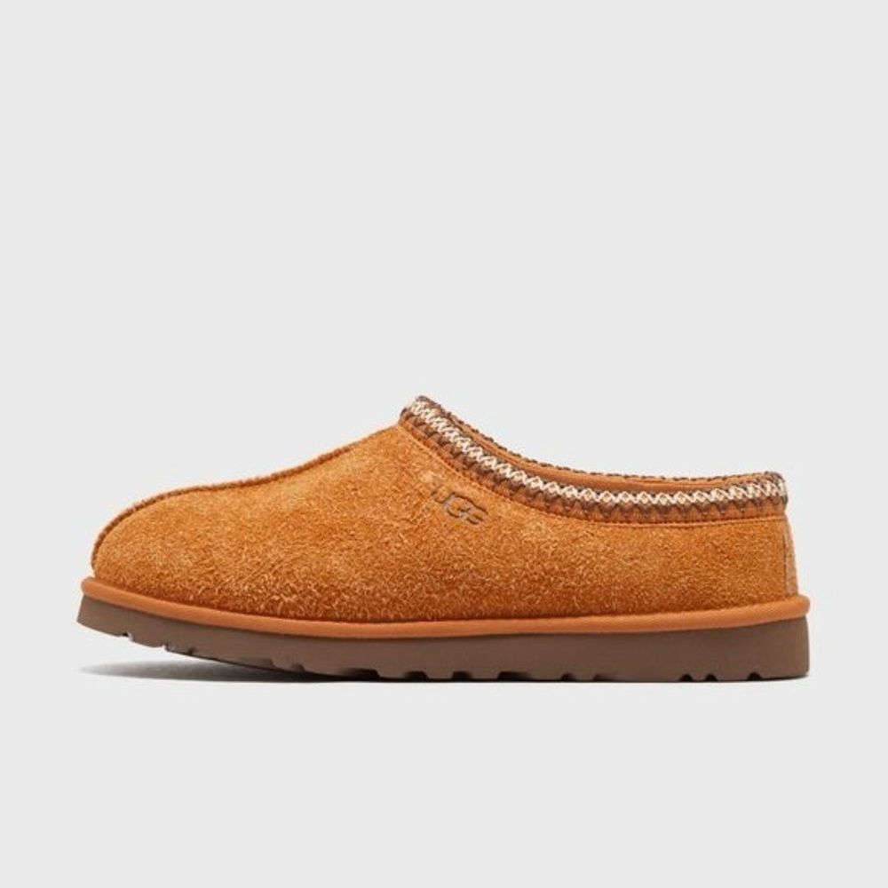 UGG Tasman Shaggy Suede Dark Apricot Men's Slipper 1166930-DCT